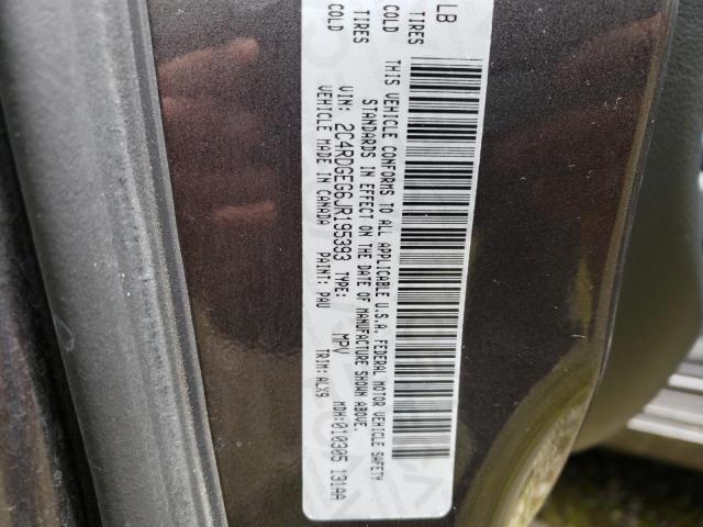 Photo 10 from auction – 2018 DODGE GRAND CARA with VIN 2C4RDGEG6JR195393
