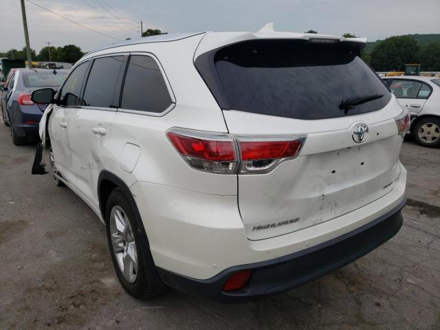 Photo 3 from auction – 2016 TOYOTA HIGHLANDER with VIN 5TDDKRFH9GS303752