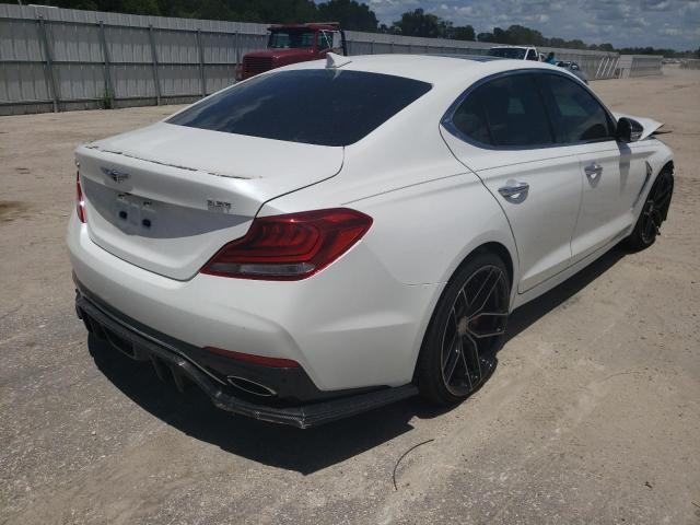 Photo 4 from auction – 2020 GENESIS G70 with VIN KMTG54LE1LU056414