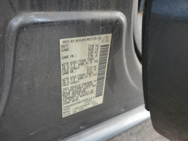 Photo 10 from auction – 2016 NISSAN FRONTIER S with VIN 1N6AD0EV5GN768421