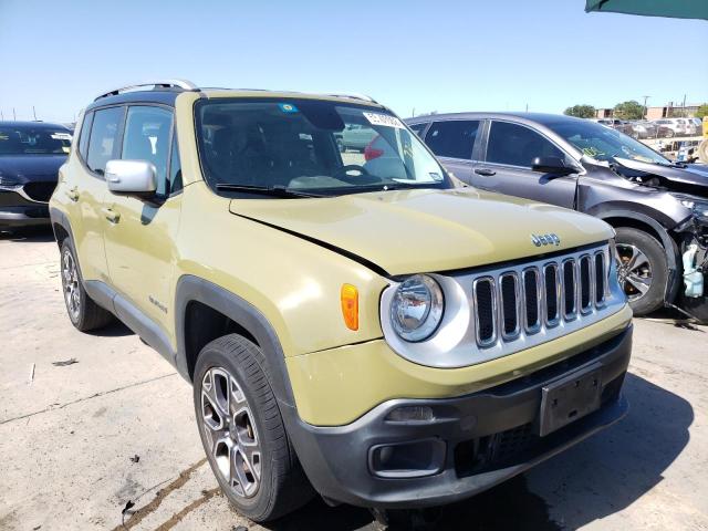 JEEP RENEGADE L 2015 with VIN ZACCJBDT0FPB49859 - Photo from auction