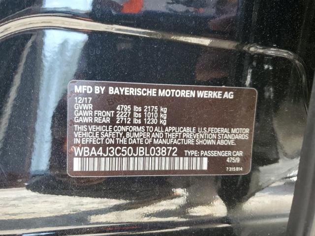 Photo 10 from auction – 2018 BMW 430XI GRAN with VIN WBA4J3C50JBL03872