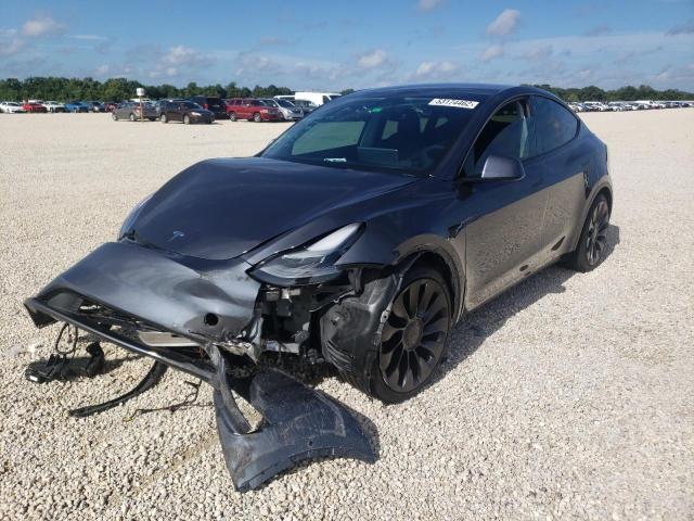 Photo 2 from auction – 2021 TESLA MODEL Y with VIN 5YJYGDEF8MF304767