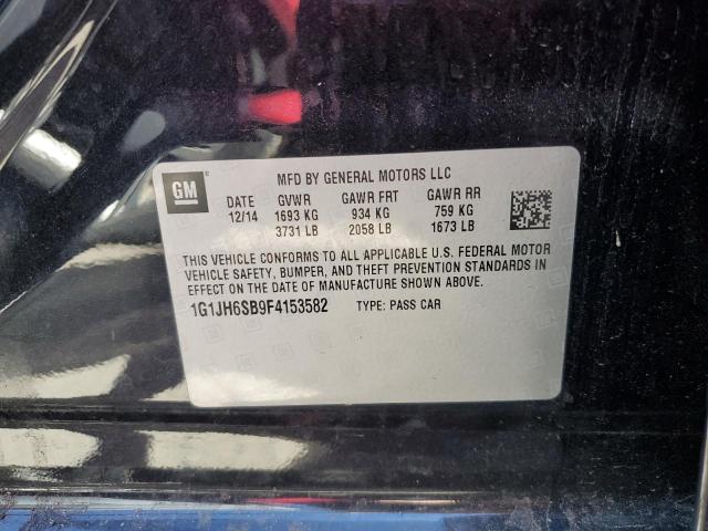 Photo 10 from auction – 2015 CHEVROLET SONIC RS with VIN 1G1JH6SB9F4153582