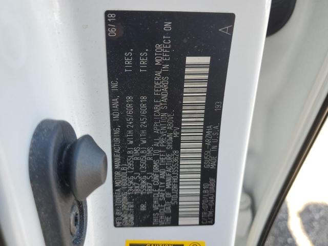 Photo 10 from auction – 2018 TOYOTA HIGHLANDER with VIN 5TDJZRFH0JS553628