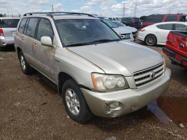 TOYOTA HIGHLANDER 2002 with VIN JTEHF21A720089603 - Photo from auction