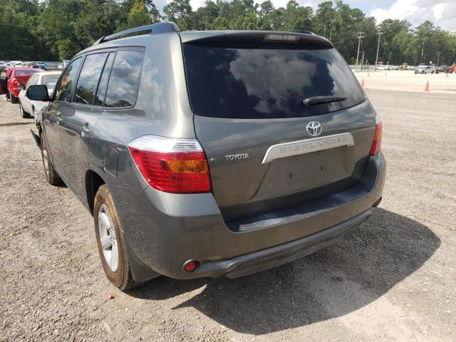 Photo 3 from auction – 2009 TOYOTA HIGHLANDER with VIN JTEDA41A692003463