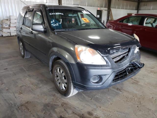 HONDA CR-V EX 2006 with VIN JHLRD78826C050357 - Photo from auction