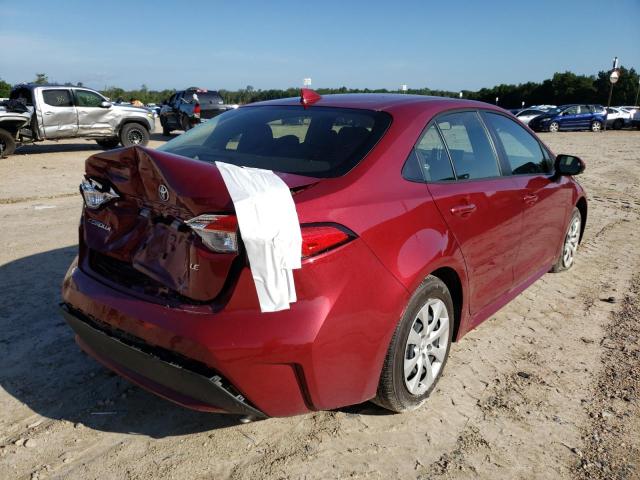 Photo 4 from auction – 2022 TOYOTA COROLLA LE with VIN JTDEPMAE4NJ198392