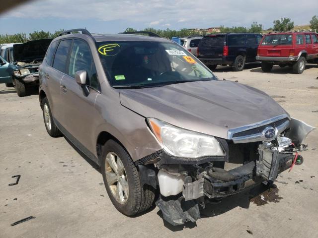SUBARU FORESTER 2 2015 with VIN JF2SJAHC2FH485084 - Photo from auction