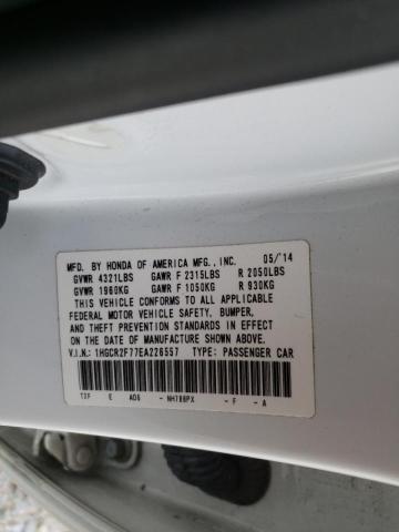 Photo 10 from auction – 2014 HONDA ACCORD with VIN 1HGCR2F77EA226557