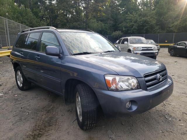 TOYOTA HIGHLANDER 2007 с VIN JTEEP21A570224889 - Фото с аукциона