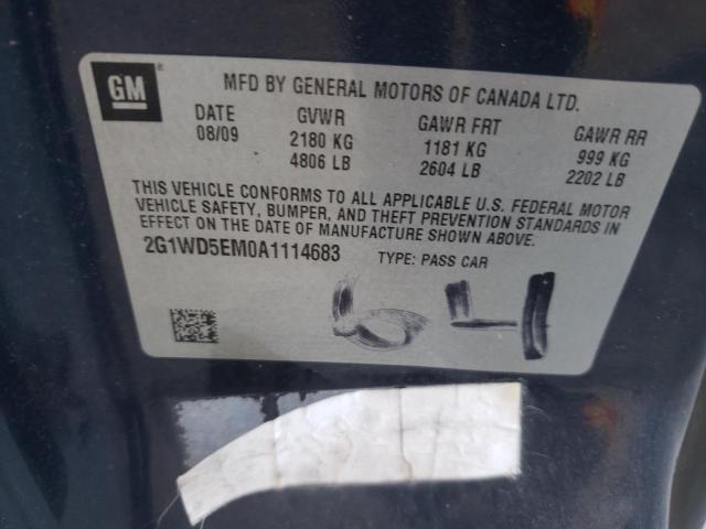 Photo 10 from auction – 2010 CHEVROLET IMPALA POL with VIN 2G1WD5EM0A1114683