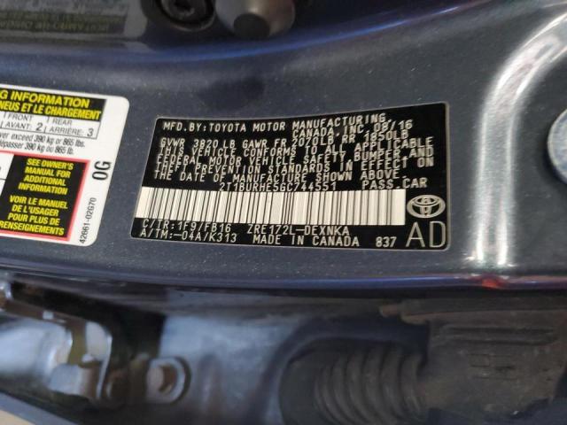 Photo 10 from auction – 2016 TOYOTA COROLLA L with VIN 2T1BURHE5GC744551