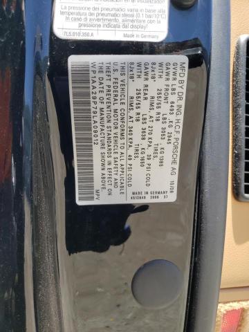 Photo 10 from auction – 2009 PORSCHE CAYENNE with VIN WP1AA29P79LA09012