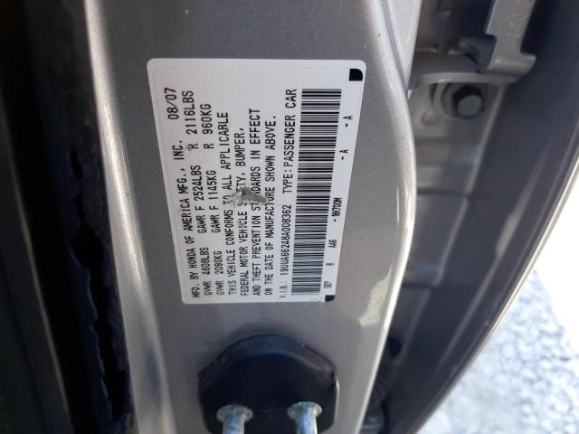 Photo 10 from auction – 2008 ACURA TL with VIN 19UUA66248A008362