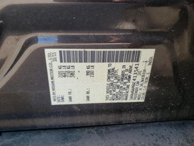 Фото 10 с аукциона – 2016 NISSAN MAXIMA 3.5 с VIN 1N4AA6AP6GC413541