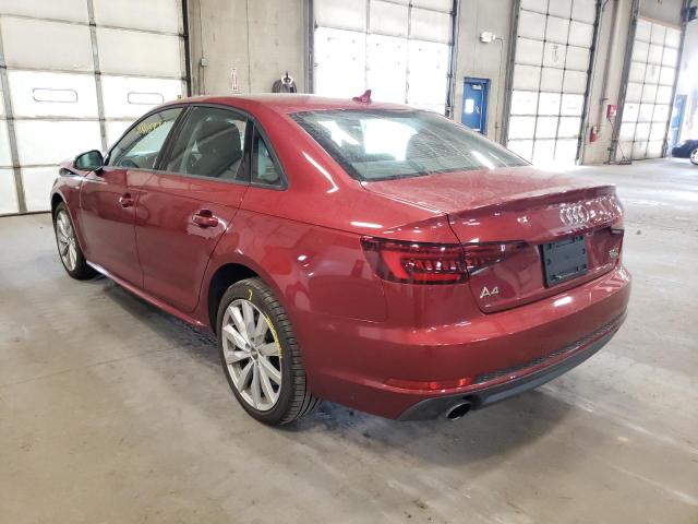 Photo 3 from auction – 2018 AUDI A4 PREMIUM with VIN WAUDNAF41JA046268