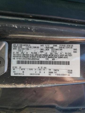 Photo 10 from auction – 2013 FORD ESCAPE SE with VIN 1FMCU9GX5DUB85942