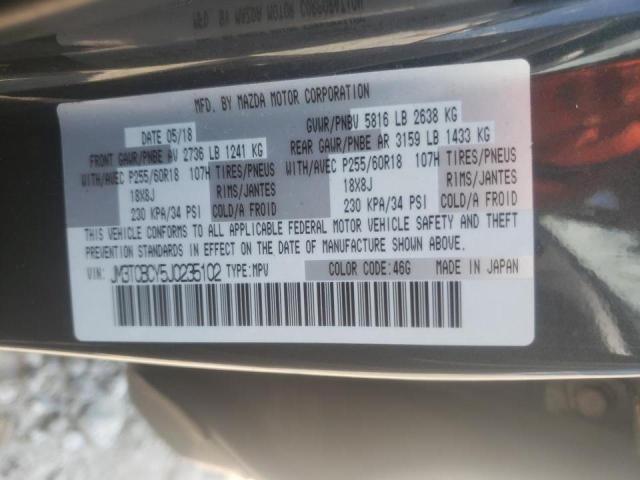 Photo 10 from auction – 2018 MAZDA CX-9 TOURI with VIN JM3TCBCY5J0235102