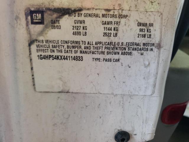 Photo 10 from auction – 2004 BUICK LESABRE CU with VIN 1G4HP54KX44114833