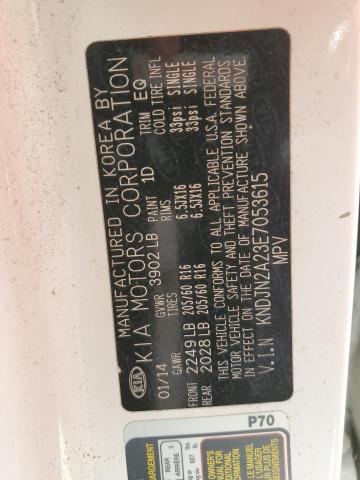 Photo 10 from auction – 2014 KIA SOUL with VIN KNDJN2A23E7053615