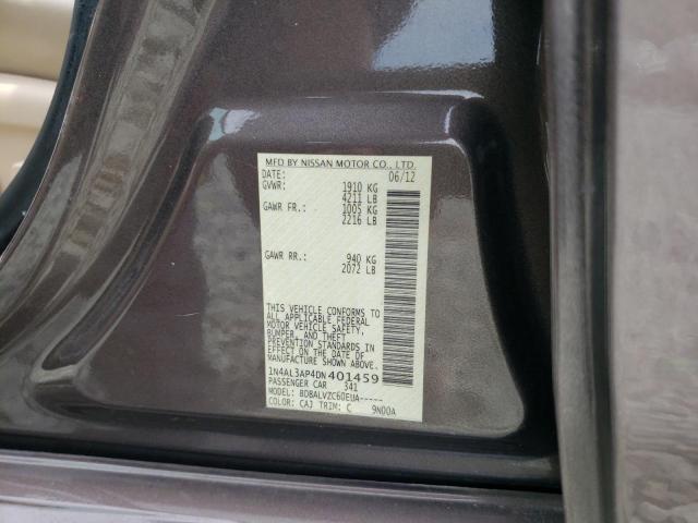 Photo 10 from auction – 2013 NISSAN ALTIMA 2.5 with VIN 1N4AL3AP4DN401459
