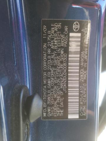 Photo 10 from auction – 2010 TOYOTA PRIUS with VIN JTDKN3DU2A0087300