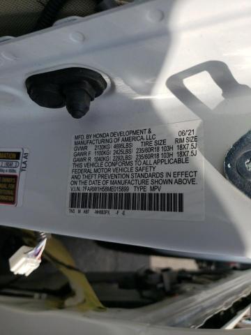 Photo 10 from auction – 2021 HONDA CR-V EX with VIN 7FARW1H58ME015899