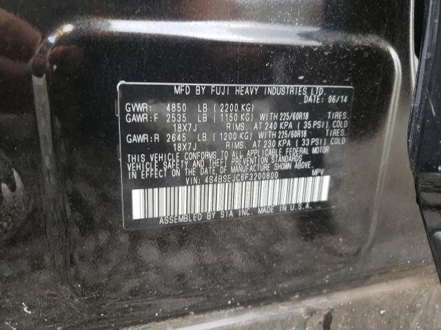 Photo 10 from auction – 2015 SUBARU OUTBACK 3. with VIN 4S4BSEJC6F3200800