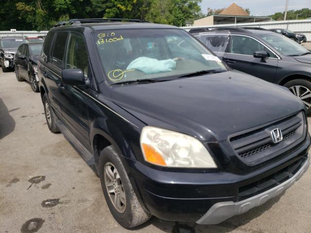 HONDA PILOT EXL 2004 with VIN 2HKYF18604H545429 - Photo from auction