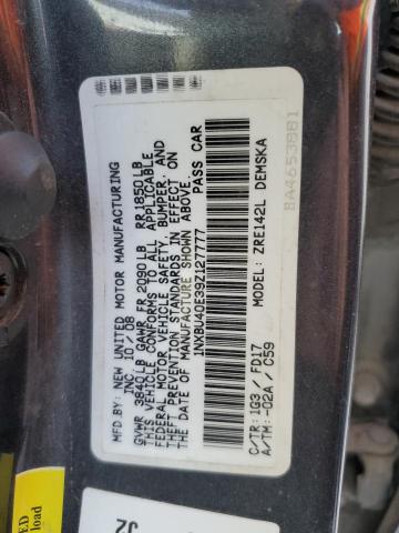 Photo 10 from auction – 2009 TOYOTA COROLLA BA with VIN 1NXBU40E39Z127777