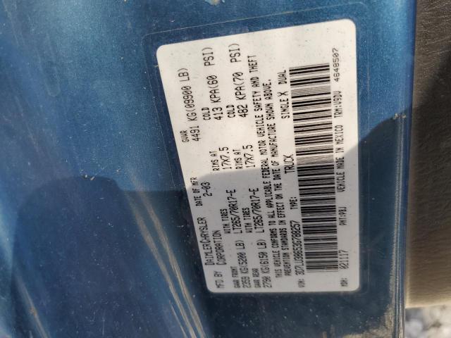 Photo 10 from auction – 2003 DODGE RAM 3500 S with VIN 3D7LU38653G788257