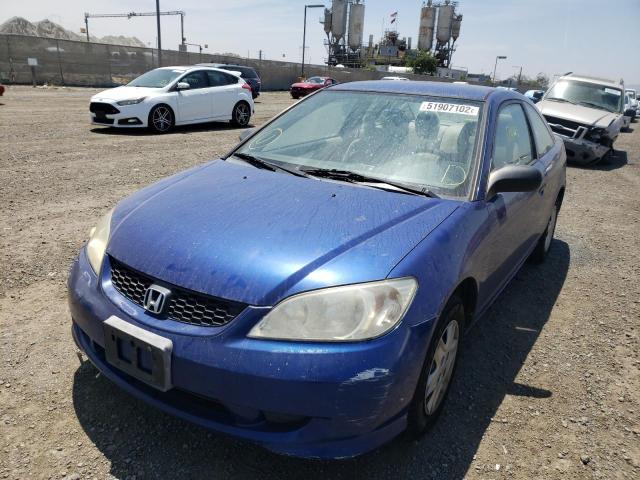 Photo 2 from auction – 2004 HONDA CIVIC DX V with VIN 1HGEM22374L078567