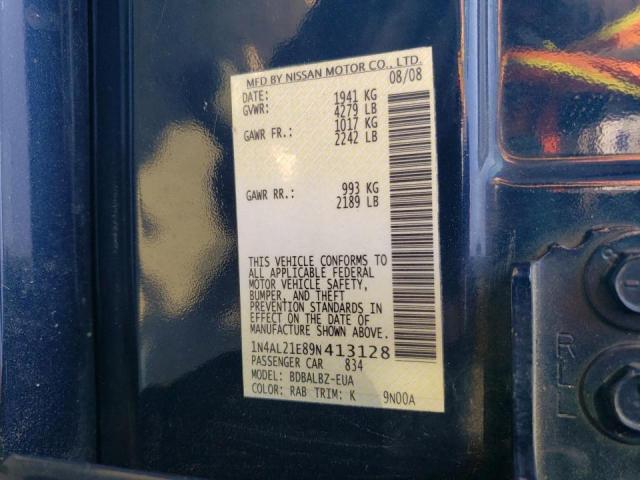Photo 10 from auction – 2009 NISSAN ALTIMA 2.5 with VIN 1N4AL21E89N413128