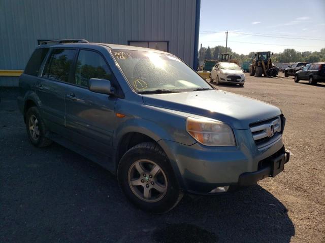 HONDA PILOT EXL 2007 with VIN 2HKYF18557H531277 - Photo from auction