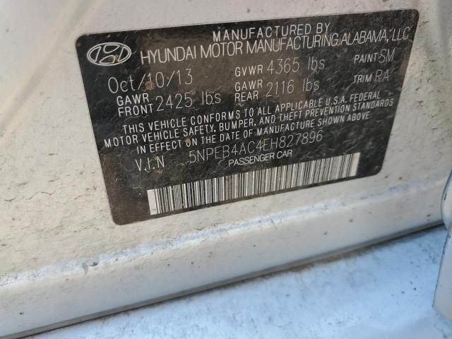 Photo 10 from auction – 2014 HYUNDAI SONATA GLS with VIN 5NPEB4AC4EH827896