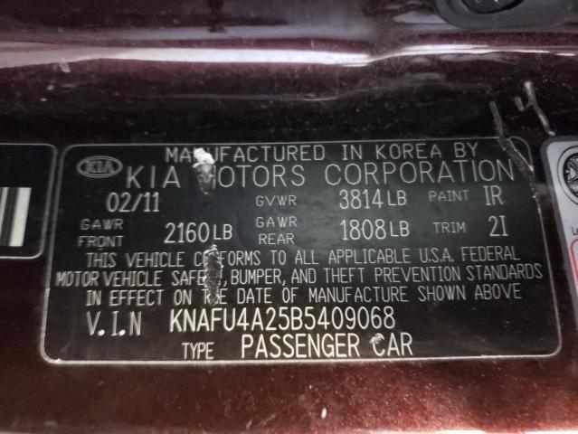 Photo 10 from auction – 2011 KIA FORTE EX with VIN KNAFU4A25B5409068