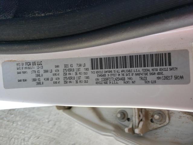 Photo 10 from auction – 2020 RAM 1500 LARAM with VIN 1C6SRFDT7LN254468
