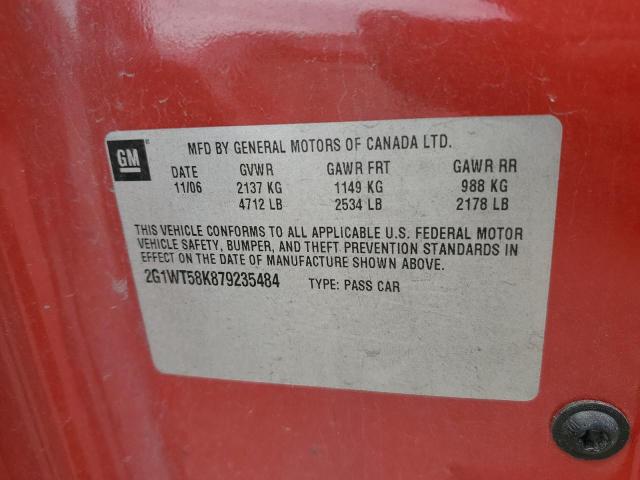 Photo 10 from auction – 2008 CHEVROLET IMPALA LT with VIN 2G1WC583889219294