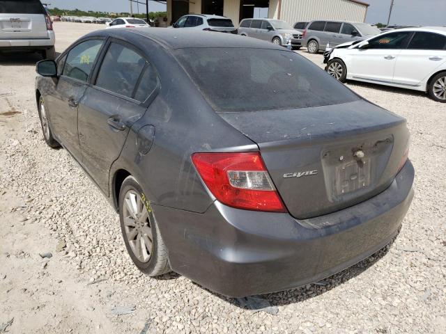 Photo 3 from auction – 2012 HONDA CIVIC EXL with VIN 2HGFB2F94CH588704