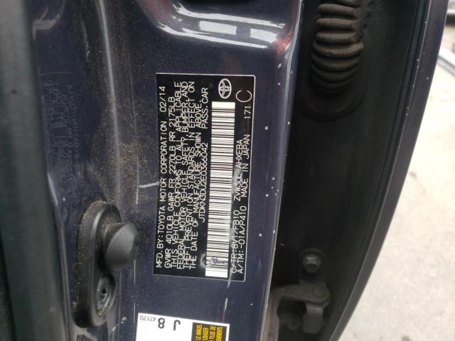 Photo 10 from auction – 2014 TOYOTA PRIUS with VIN JTDKN3DU2E0366042