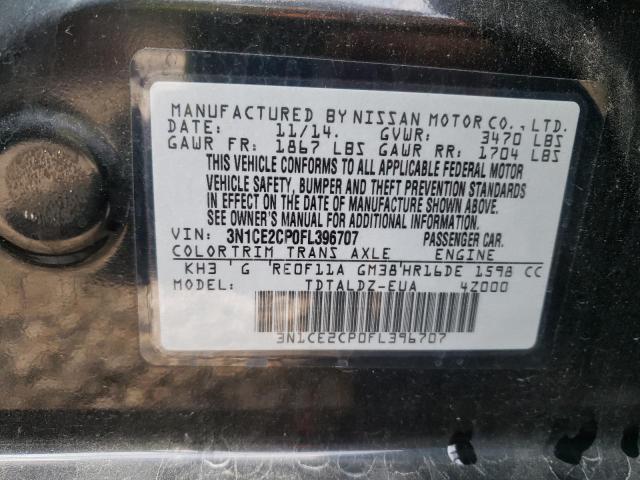 Photo 10 from auction – 2015 NISSAN VERSA NOTE with VIN 3N1CE2CP0FL396707