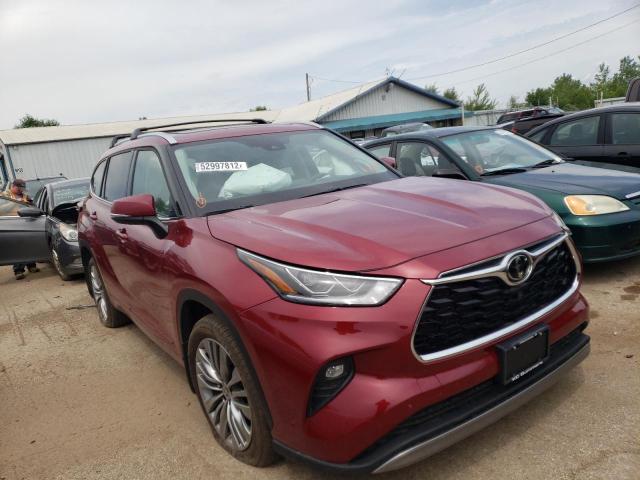 TOYOTA HIGHLANDER 2022 with VIN 5TDFZRBH3NS161079 - Photo from auction
