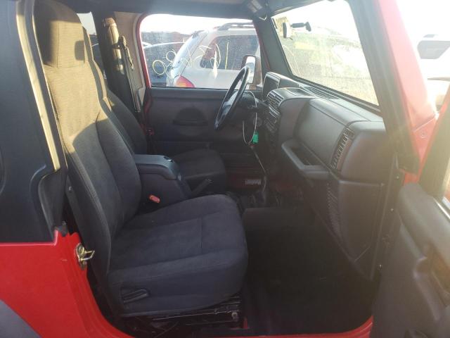 Photo 5 from auction – 2005 JEEP WRANGLER X with VIN 1J4FA39S85P364463
