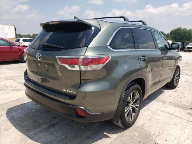 Photo 4 from auction – 2016 TOYOTA HIGHLANDER with VIN 5TDJKRFH0GS257604