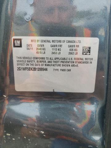Photo 10 from auction – 2011 CHEVROLET IMPALA LS with VIN 2G1WF5EK2B1288944
