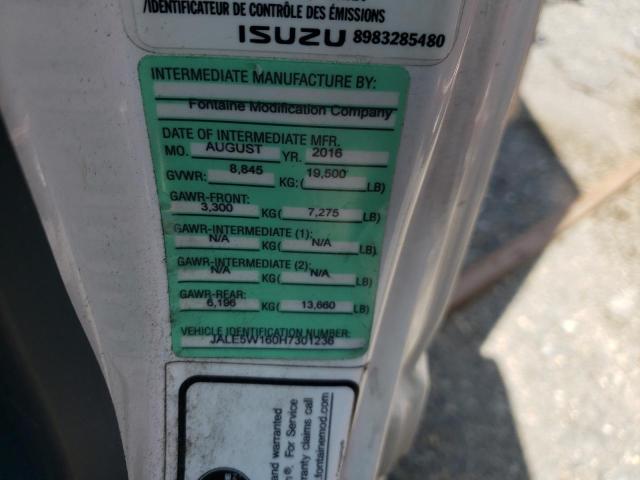 Photo 10 from auction – 2017 ISUZU NRR with VIN JALE5W160H7301236