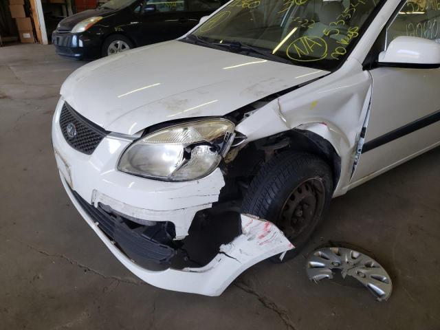 Photo 9 from auction – 2007 KIA RIO BASE with VIN KNADE123776217128