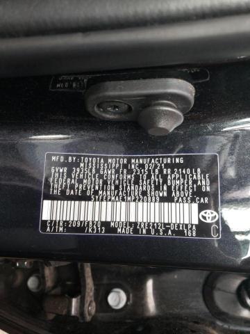 Photo 10 from auction – 2021 TOYOTA COROLLA LE with VIN 5YFEPMAE1MP220889